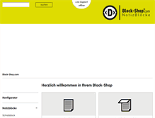 Tablet Screenshot of block-shop.com